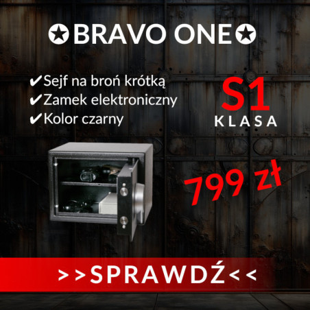 Sejf S1 Bravo One ZAMEK ELEKTRONICZNY